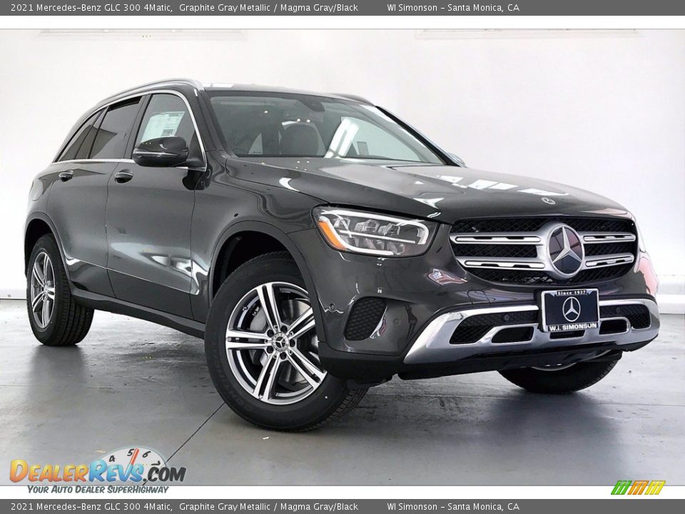 2021 Mercedes-Benz GLC 300 4Matic Graphite Gray Metallic / Magma Gray/Black Photo #12
