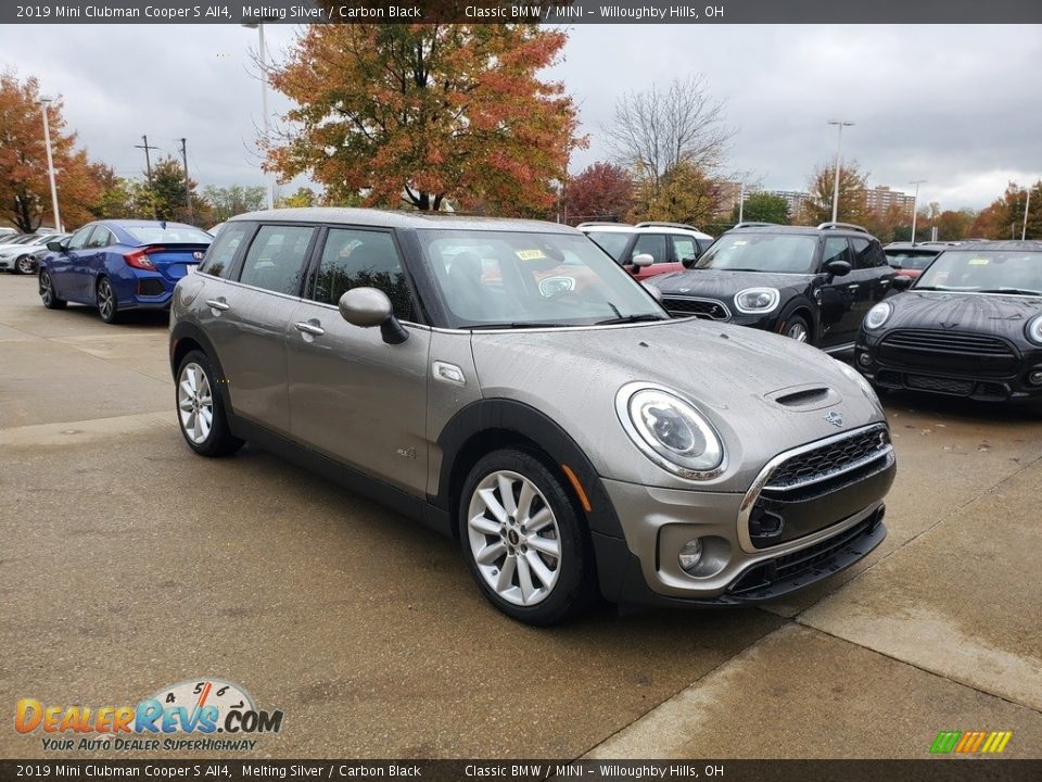 2019 Mini Clubman Cooper S All4 Melting Silver / Carbon Black Photo #1