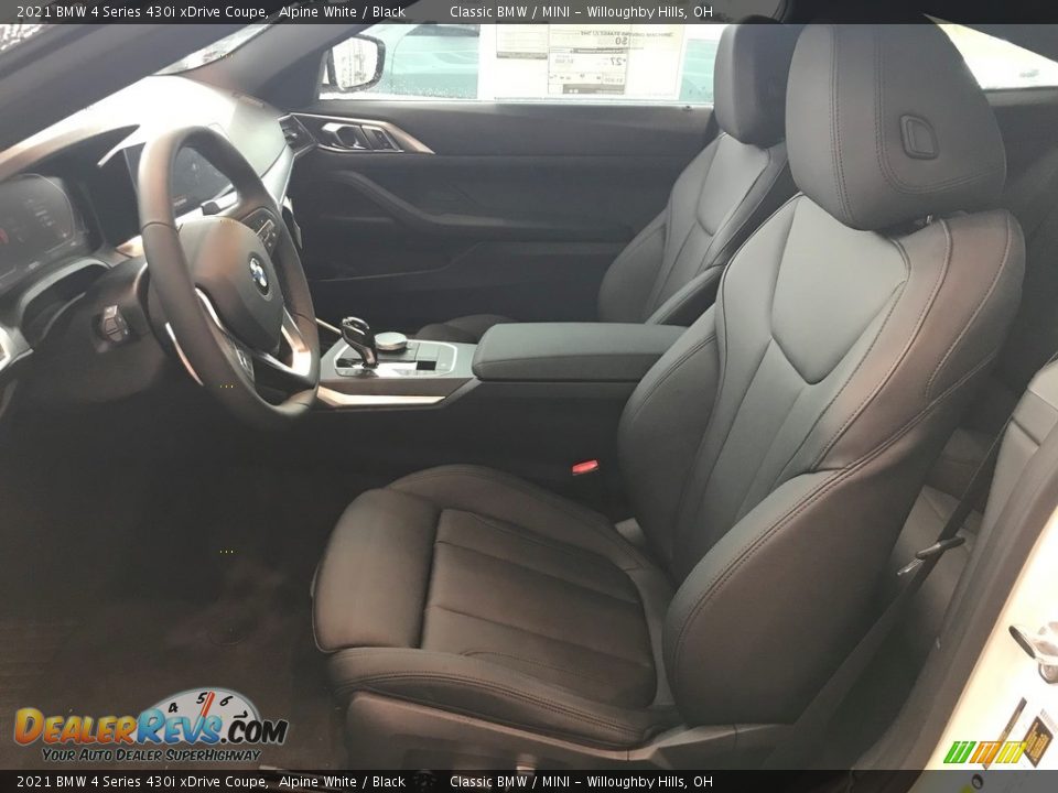 Front Seat of 2021 BMW 4 Series 430i xDrive Coupe Photo #3