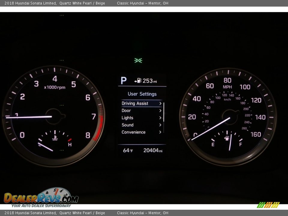 2018 Hyundai Sonata Limited Quartz White Pearl / Beige Photo #7