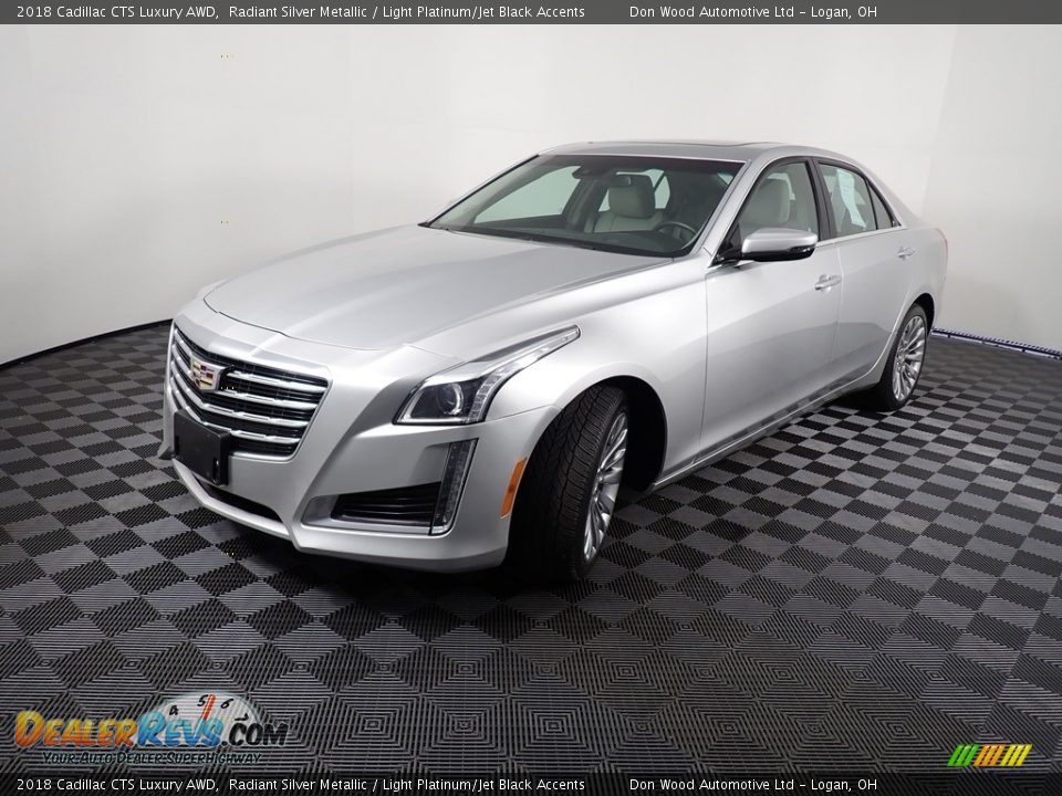 2018 Cadillac CTS Luxury AWD Radiant Silver Metallic / Light Platinum/Jet Black Accents Photo #10