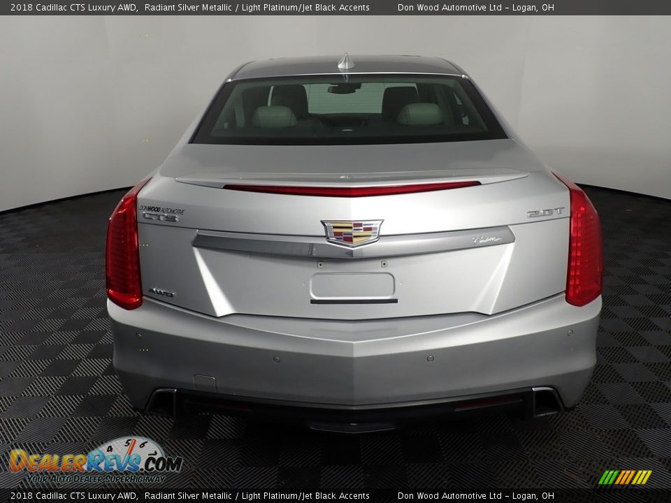 2018 Cadillac CTS Luxury AWD Radiant Silver Metallic / Light Platinum/Jet Black Accents Photo #14