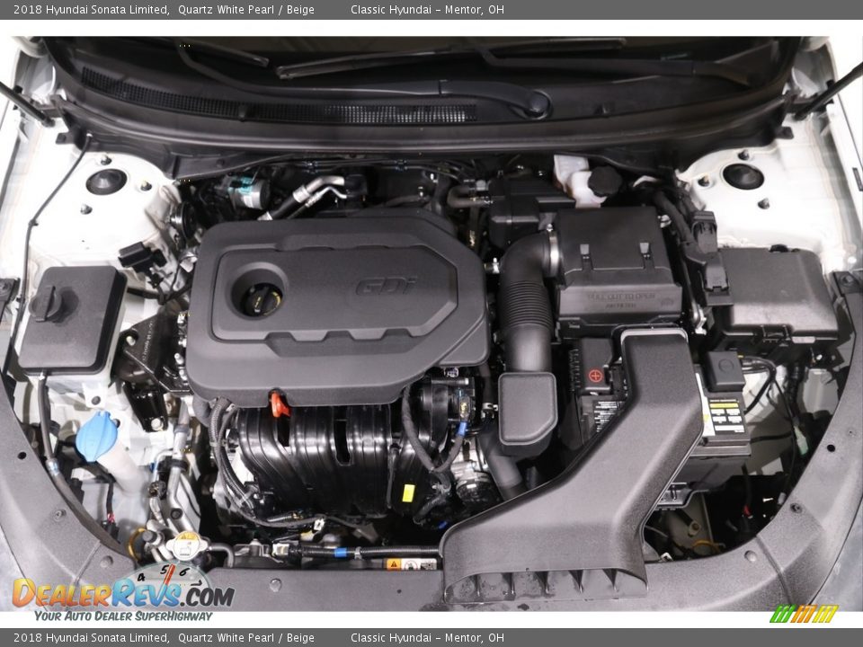 2018 Hyundai Sonata Limited Quartz White Pearl / Beige Photo #23