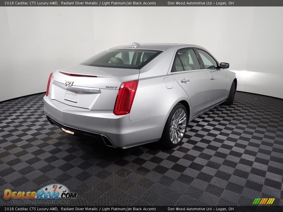 2018 Cadillac CTS Luxury AWD Radiant Silver Metallic / Light Platinum/Jet Black Accents Photo #17