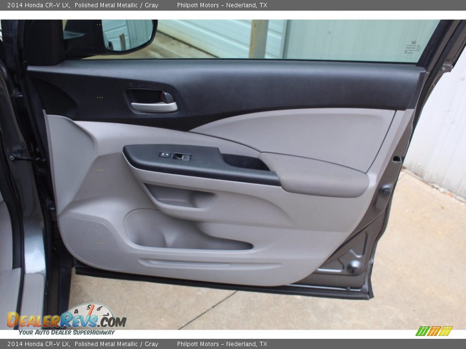 2014 Honda CR-V LX Polished Metal Metallic / Gray Photo #28