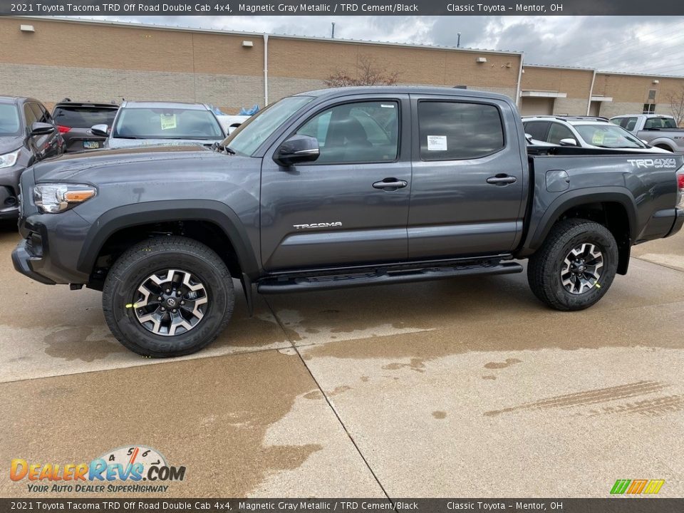 2021 Toyota Tacoma TRD Off Road Double Cab 4x4 Magnetic Gray Metallic / TRD Cement/Black Photo #1