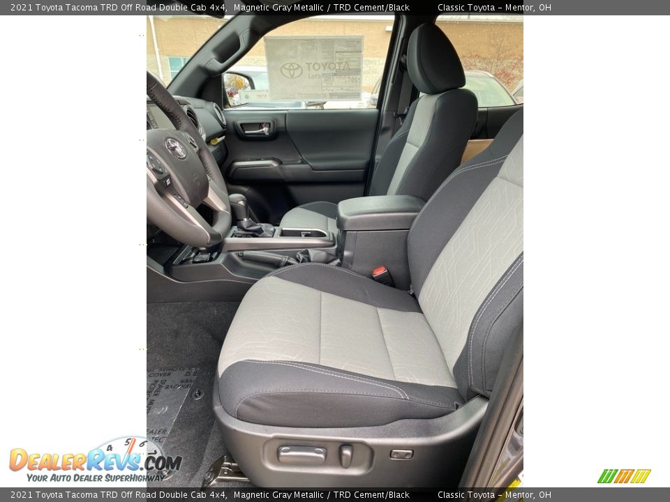 2021 Toyota Tacoma TRD Off Road Double Cab 4x4 Magnetic Gray Metallic / TRD Cement/Black Photo #2