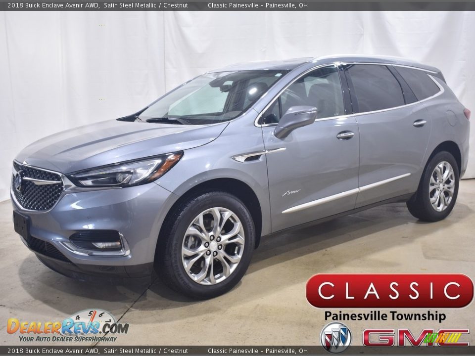 2018 Buick Enclave Avenir AWD Satin Steel Metallic / Chestnut Photo #1