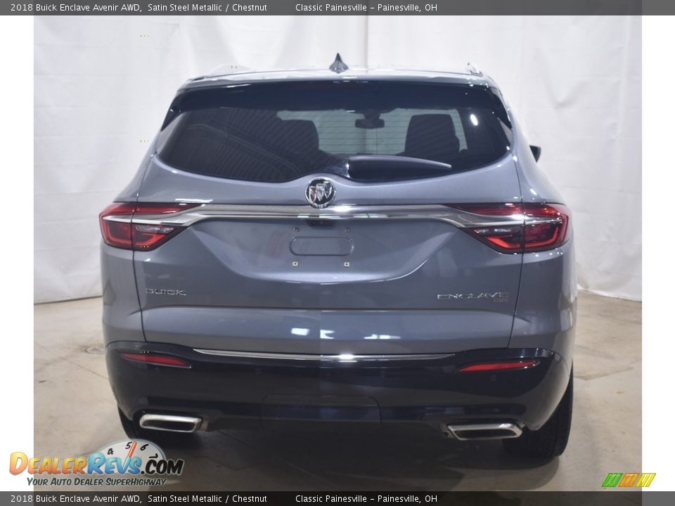 2018 Buick Enclave Avenir AWD Satin Steel Metallic / Chestnut Photo #3