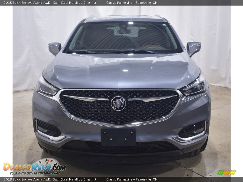 2018 Buick Enclave Avenir AWD Satin Steel Metallic / Chestnut Photo #4