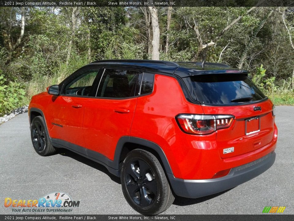 2021 Jeep Compass Altitude Redline Pearl / Black Photo #7