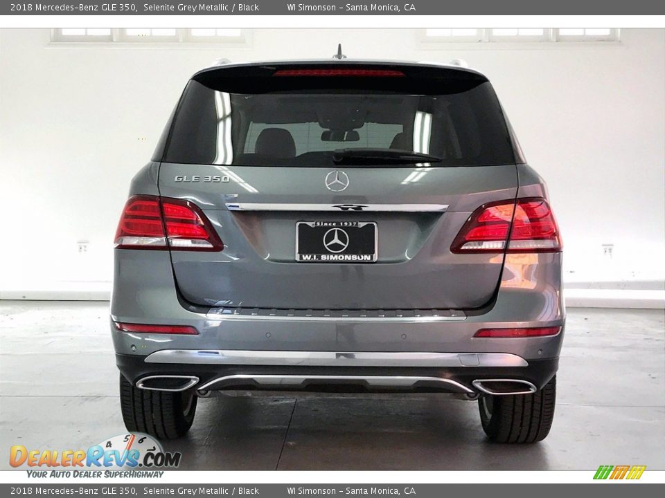 2018 Mercedes-Benz GLE 350 Selenite Grey Metallic / Black Photo #3