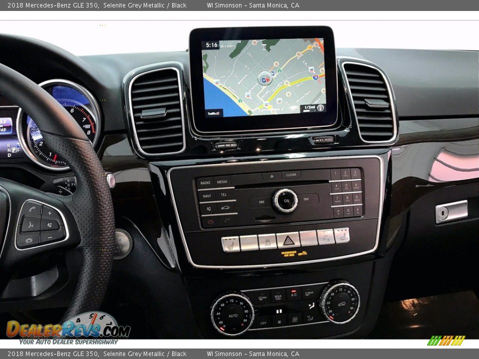 2018 Mercedes-Benz GLE 350 Selenite Grey Metallic / Black Photo #5