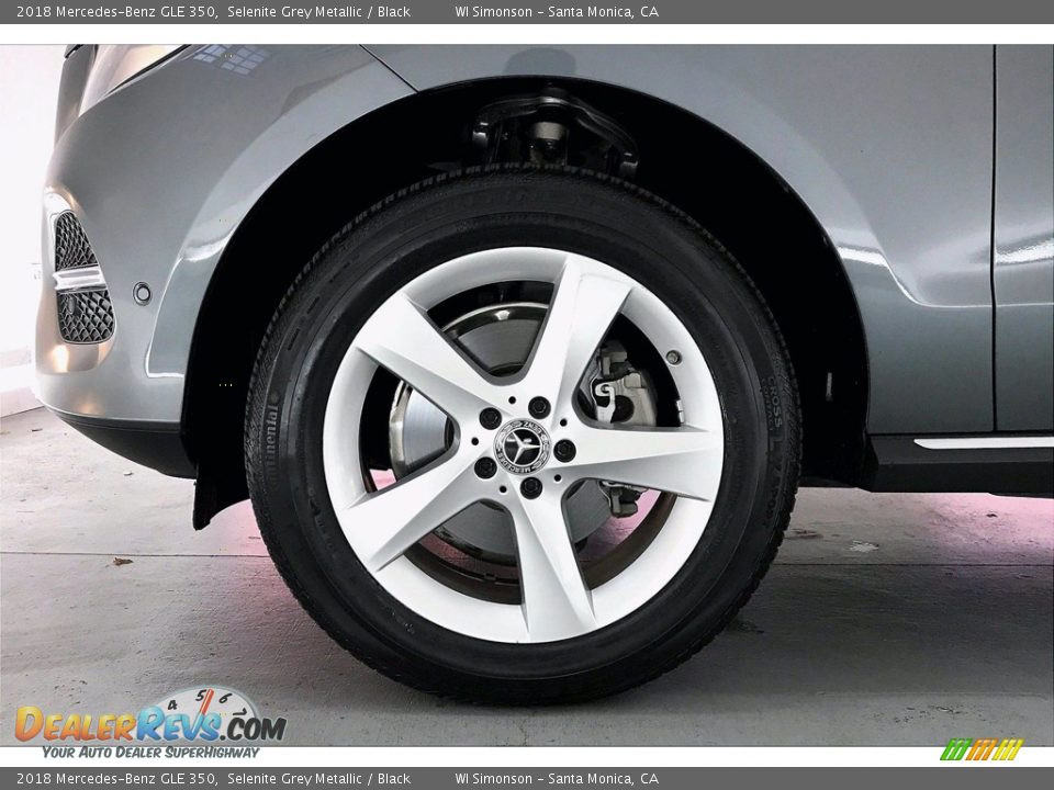 2018 Mercedes-Benz GLE 350 Selenite Grey Metallic / Black Photo #8