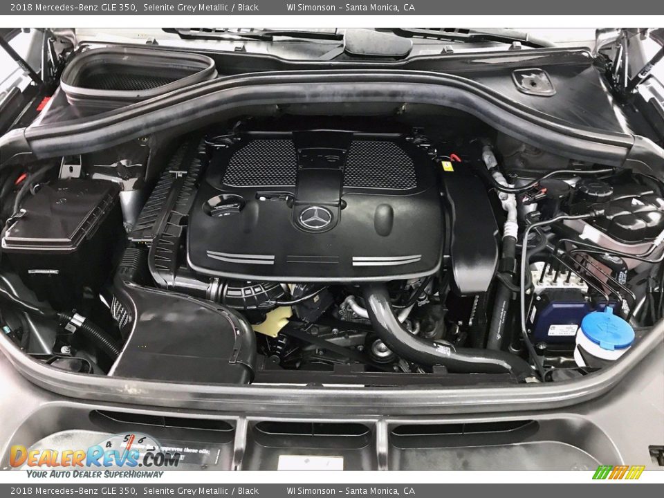 2018 Mercedes-Benz GLE 350 Selenite Grey Metallic / Black Photo #9