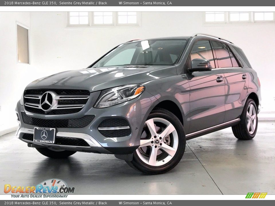 2018 Mercedes-Benz GLE 350 Selenite Grey Metallic / Black Photo #12