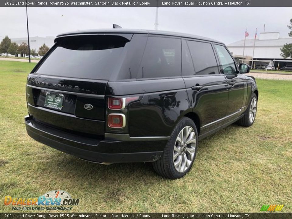 2021 Land Rover Range Rover P525 Westminster Santorini Black Metallic / Ebony Photo #3