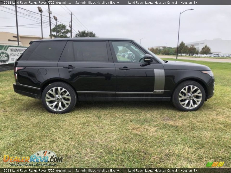 Santorini Black Metallic 2021 Land Rover Range Rover P525 Westminster Photo #7