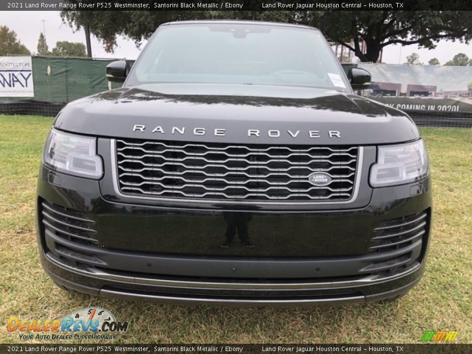 2021 Land Rover Range Rover P525 Westminster Santorini Black Metallic / Ebony Photo #8