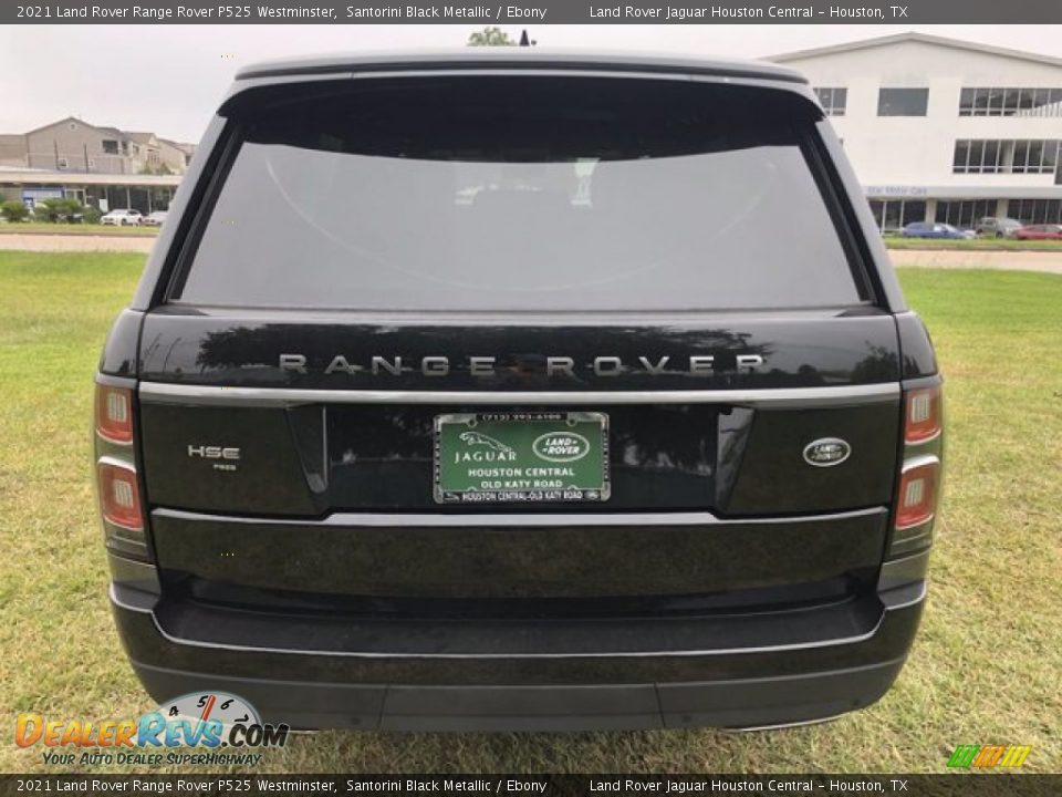 2021 Land Rover Range Rover P525 Westminster Santorini Black Metallic / Ebony Photo #9