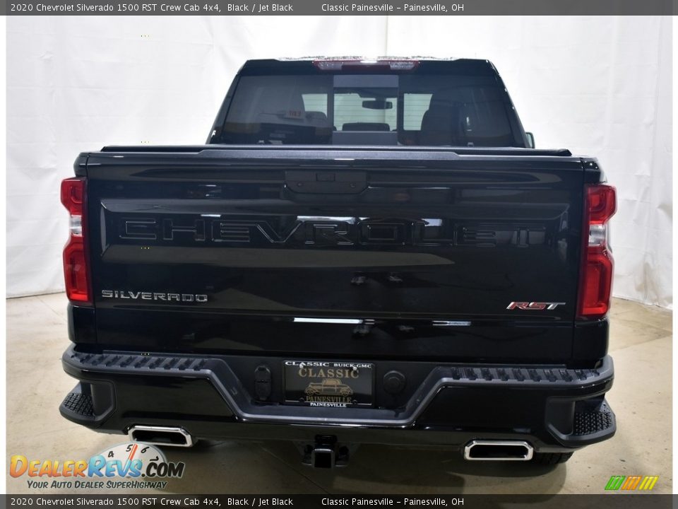 2020 Chevrolet Silverado 1500 RST Crew Cab 4x4 Black / Jet Black Photo #3