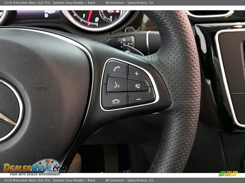 2018 Mercedes-Benz GLE 350 Selenite Grey Metallic / Black Photo #22