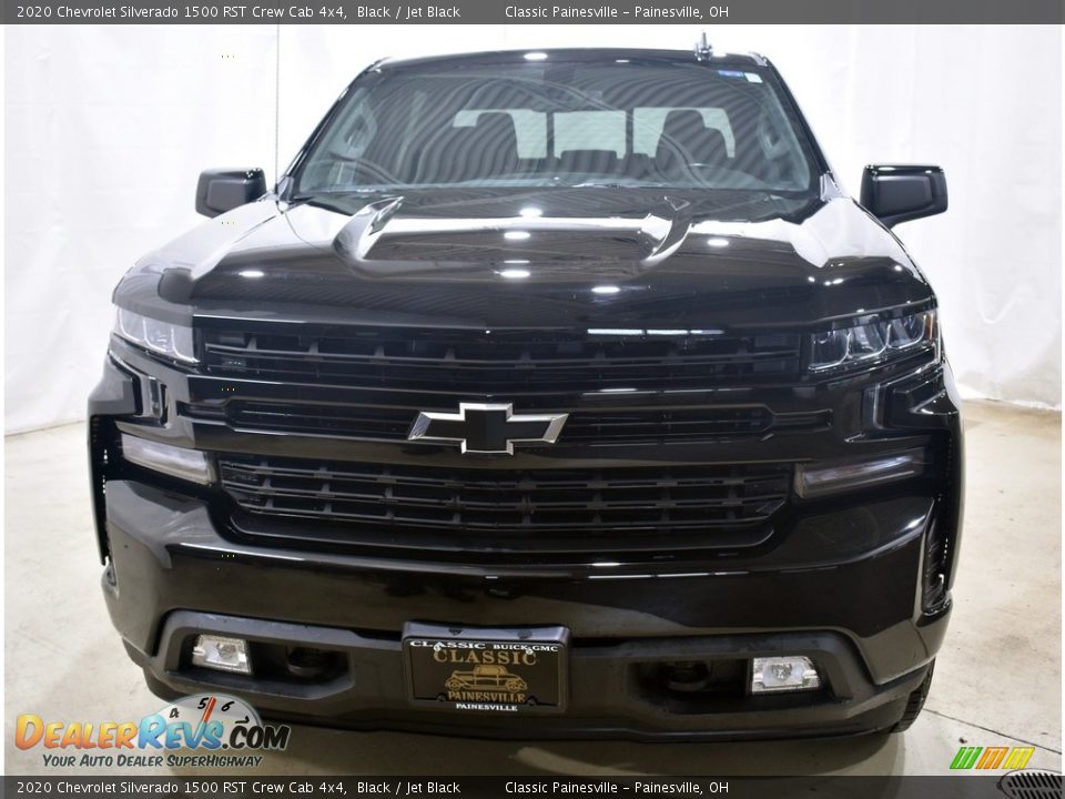 2020 Chevrolet Silverado 1500 RST Crew Cab 4x4 Black / Jet Black Photo #4