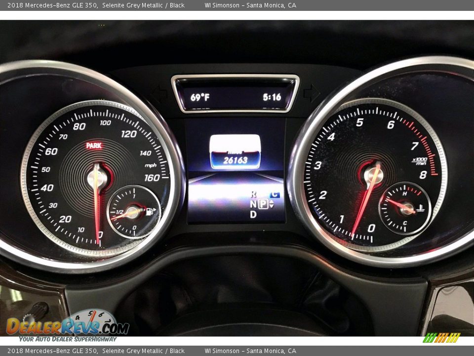 2018 Mercedes-Benz GLE 350 Selenite Grey Metallic / Black Photo #23