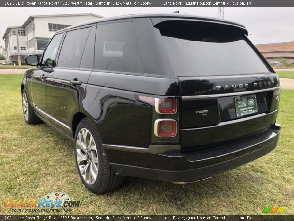 2021 Land Rover Range Rover P525 Westminster Santorini Black Metallic / Ebony Photo #12