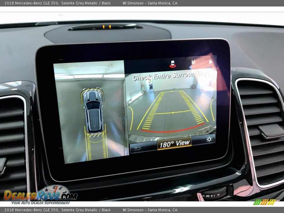 2018 Mercedes-Benz GLE 350 Selenite Grey Metallic / Black Photo #24