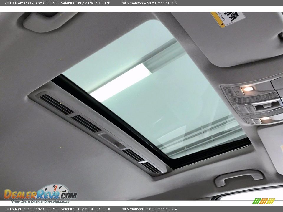 2018 Mercedes-Benz GLE 350 Selenite Grey Metallic / Black Photo #25