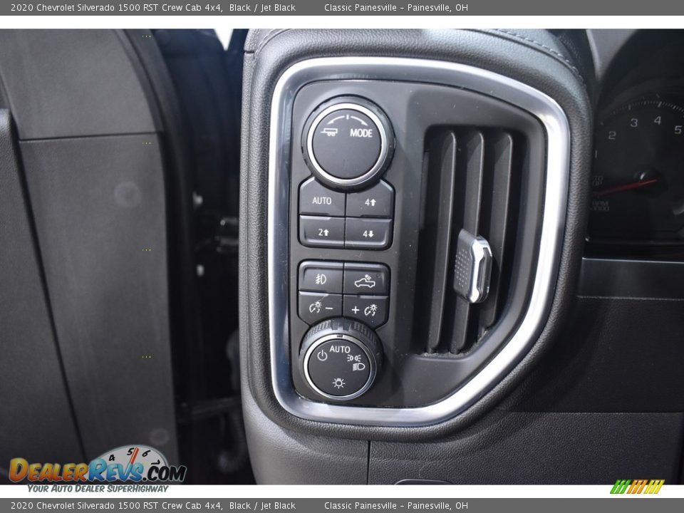 2020 Chevrolet Silverado 1500 RST Crew Cab 4x4 Black / Jet Black Photo #11