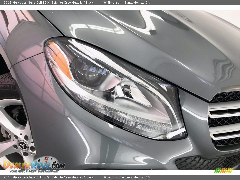 2018 Mercedes-Benz GLE 350 Selenite Grey Metallic / Black Photo #28
