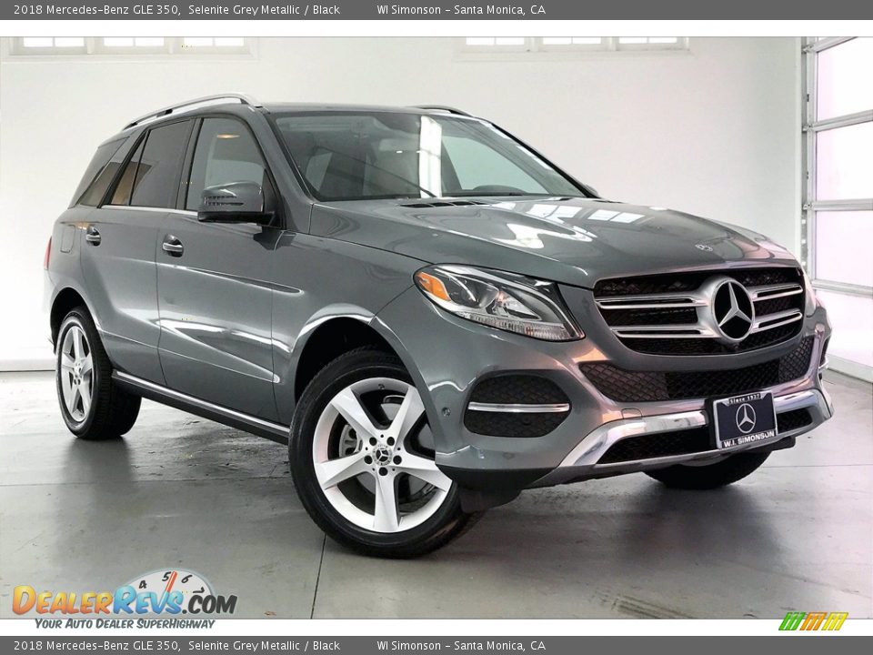2018 Mercedes-Benz GLE 350 Selenite Grey Metallic / Black Photo #34