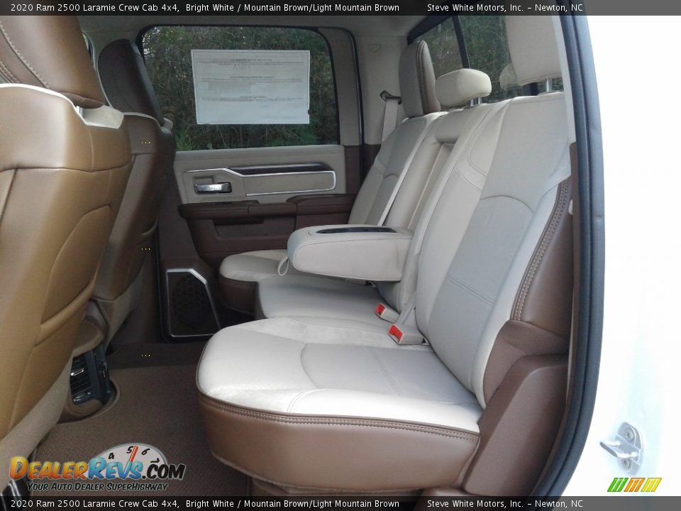 2020 Ram 2500 Laramie Crew Cab 4x4 Bright White / Mountain Brown/Light Mountain Brown Photo #14