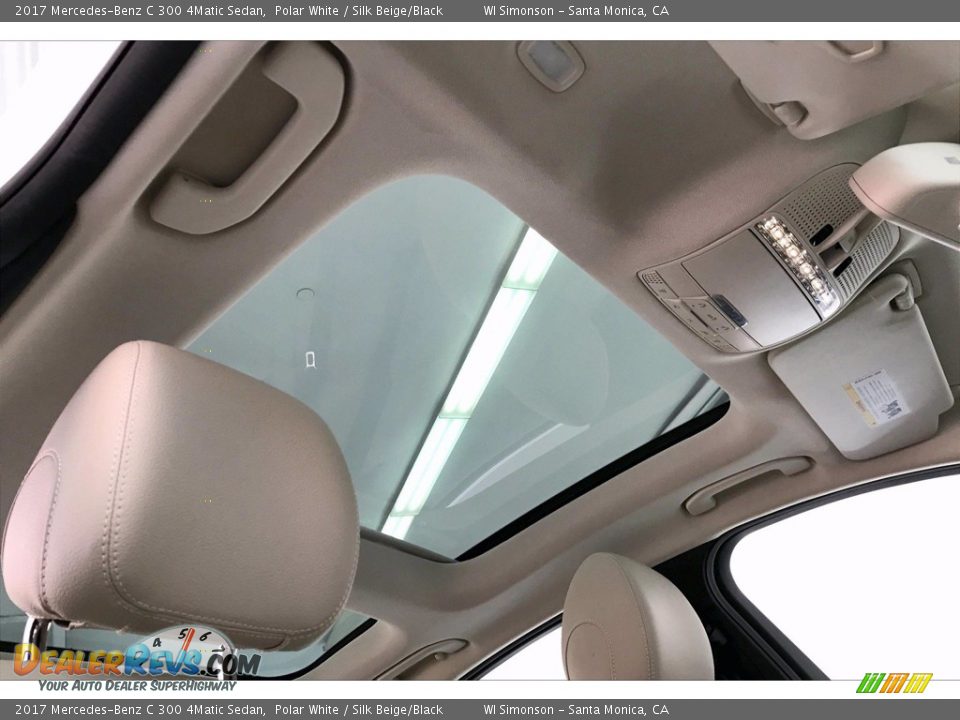 Sunroof of 2017 Mercedes-Benz C 300 4Matic Sedan Photo #25