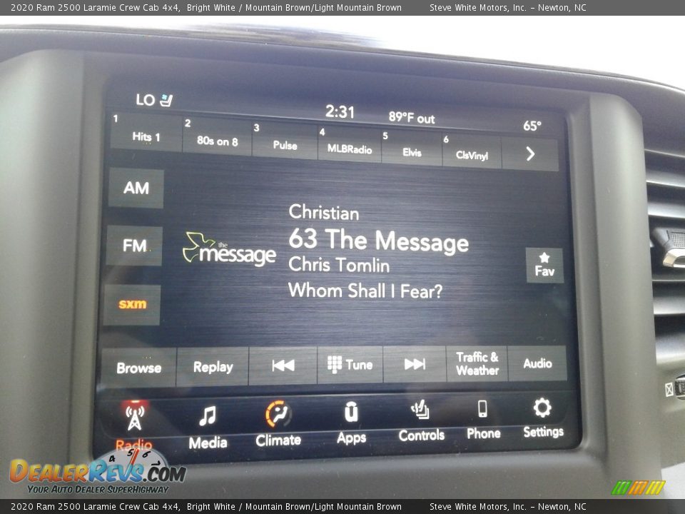 2020 Ram 2500 Laramie Crew Cab 4x4 Bright White / Mountain Brown/Light Mountain Brown Photo #24