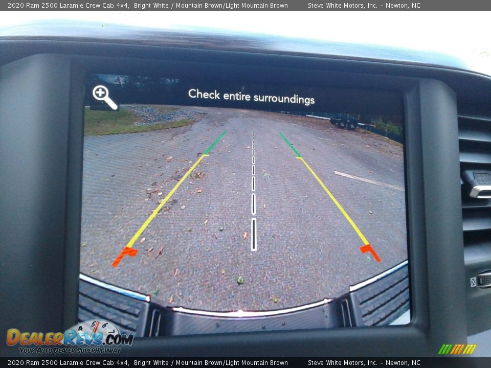 2020 Ram 2500 Laramie Crew Cab 4x4 Bright White / Mountain Brown/Light Mountain Brown Photo #26