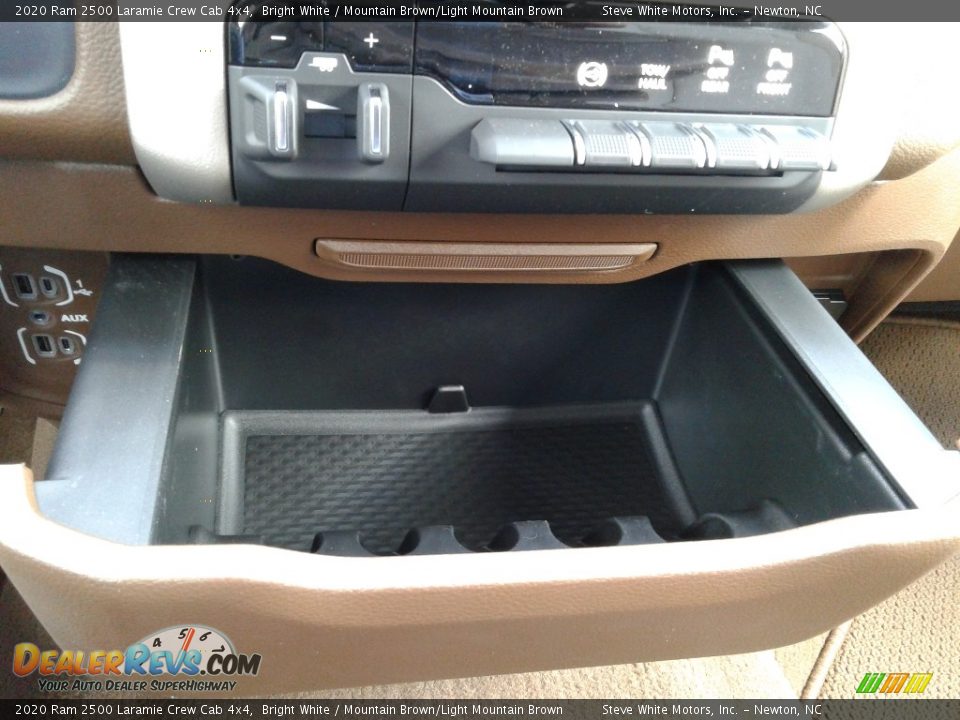 2020 Ram 2500 Laramie Crew Cab 4x4 Bright White / Mountain Brown/Light Mountain Brown Photo #29