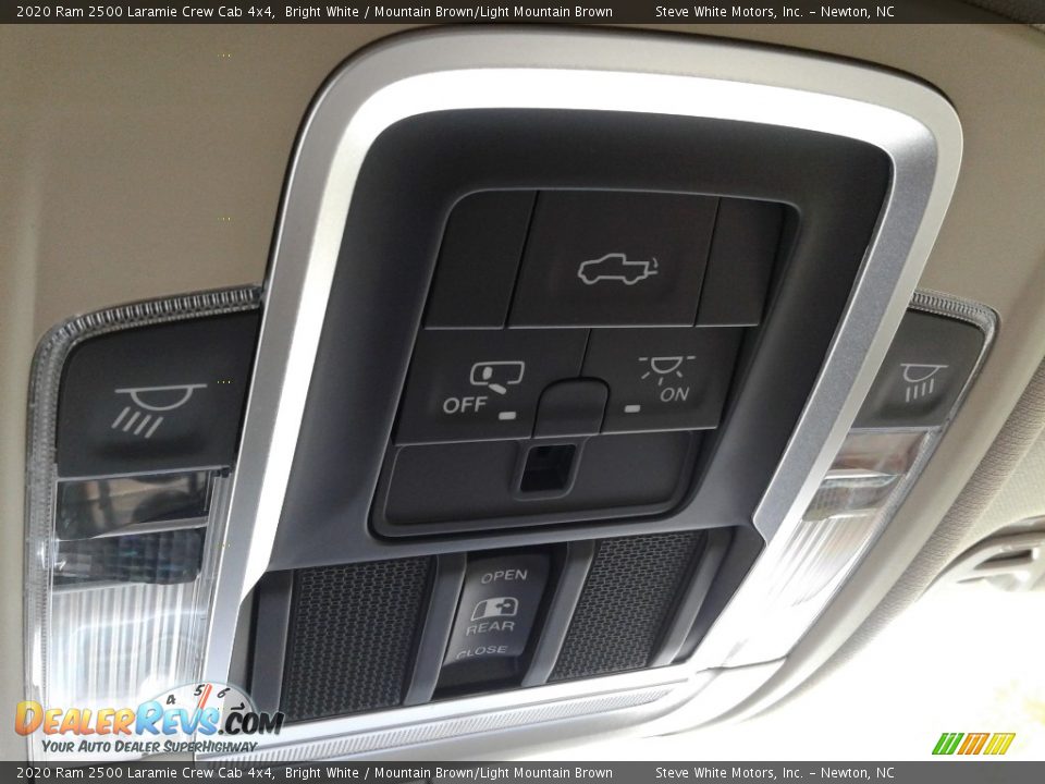 2020 Ram 2500 Laramie Crew Cab 4x4 Bright White / Mountain Brown/Light Mountain Brown Photo #30