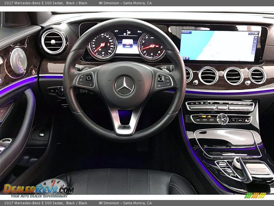 2017 Mercedes-Benz E 300 Sedan Black / Black Photo #4