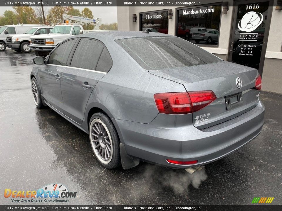 2017 Volkswagen Jetta SE Platinum Gray Metallic / Titan Black Photo #3