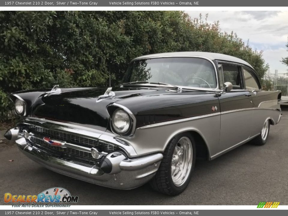 1957 Chevrolet 210 2 Door Silver / Two-Tone Gray Photo #1