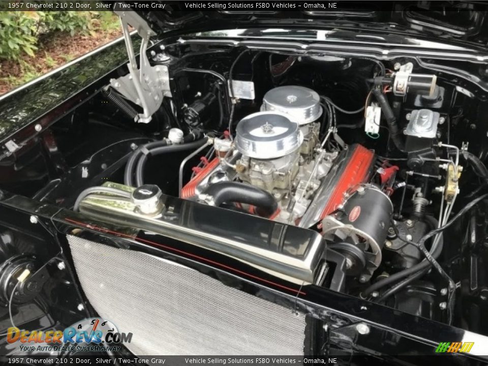 1957 Chevrolet 210 2 Door Silver / Two-Tone Gray Photo #4