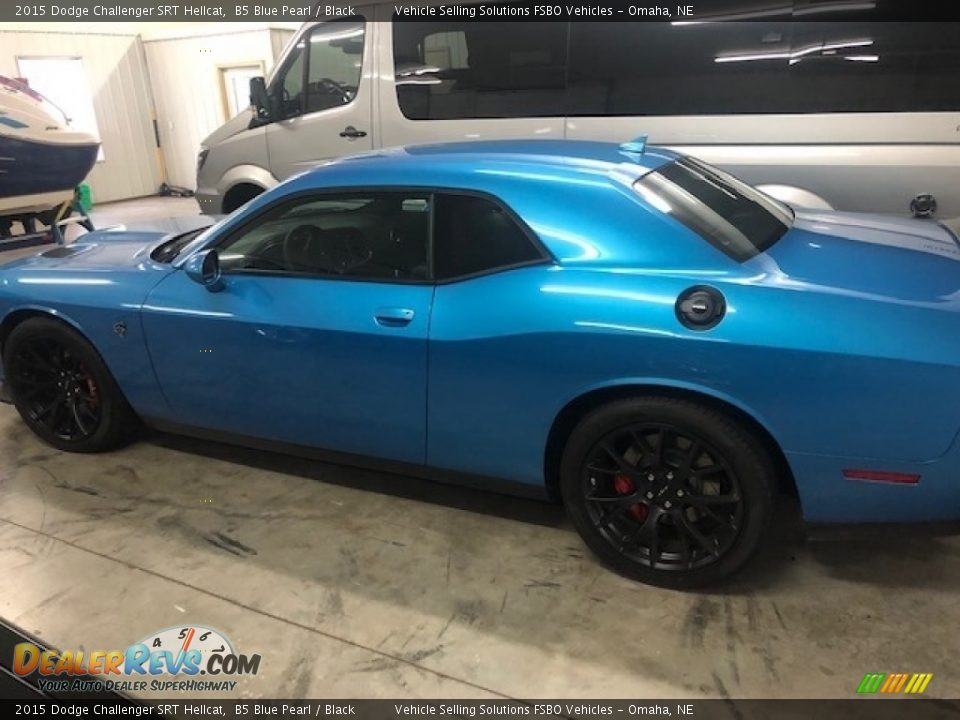 2015 Dodge Challenger SRT Hellcat B5 Blue Pearl / Black Photo #1