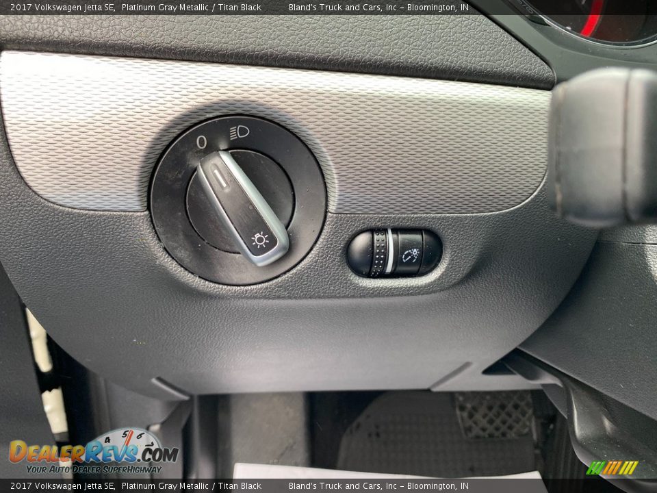 2017 Volkswagen Jetta SE Platinum Gray Metallic / Titan Black Photo #14