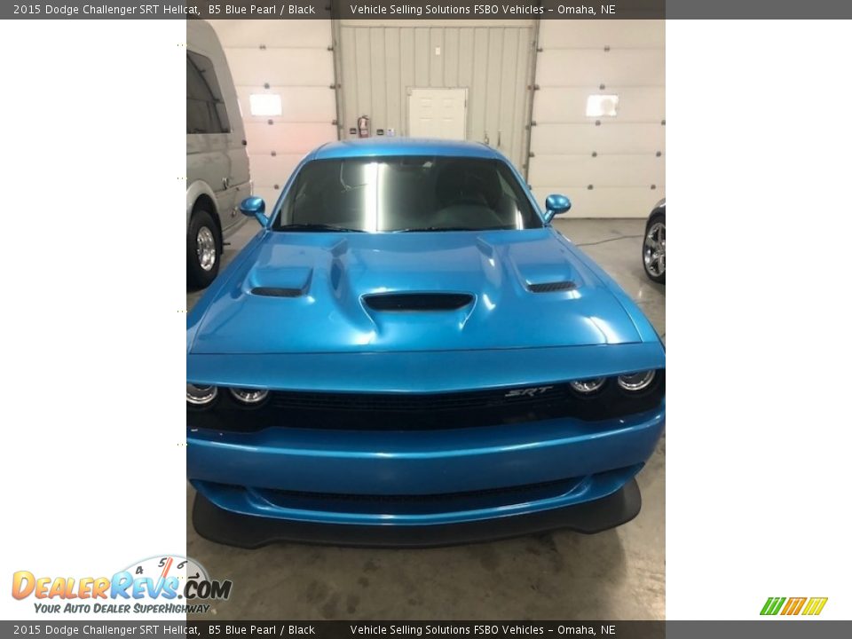 2015 Dodge Challenger SRT Hellcat B5 Blue Pearl / Black Photo #3
