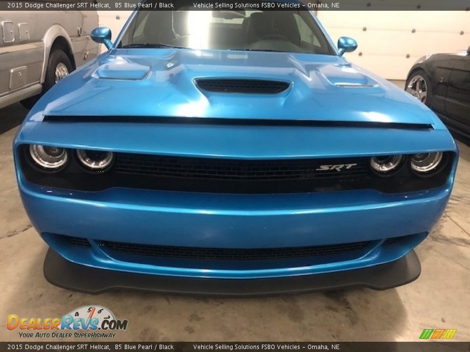 2015 Dodge Challenger SRT Hellcat B5 Blue Pearl / Black Photo #7