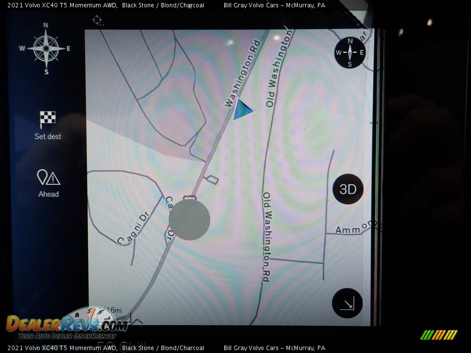 2021 Volvo XC40 T5 Momentum AWD Black Stone / Blond/Charcoal Photo #13