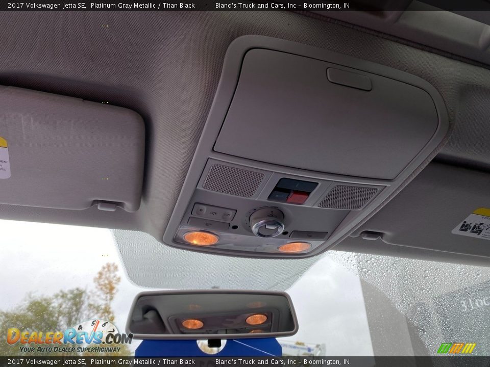 2017 Volkswagen Jetta SE Platinum Gray Metallic / Titan Black Photo #21